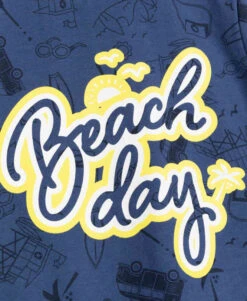 T-shirt Garçon Imprimé Bleu Ardoise - Style Décontracté Chic -Terredemarins prod 5869 tee shirt mc imprime bleu ardoise evazi 666x812 fc7ea0111e0b