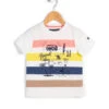 ELTICO Boys' Multicolored Striped Graphic T-Shirt -Terredemarins prod 5870 tee shirt mc raye multicolore eltico 666x812 fc7ea0111e0b