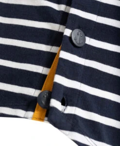 Marinière de Grossesse Évolutive à Manches 3/4 - Bleu Marine 7 Marinière de Grossesse Évolutive à Manches 3/4 - Bleu Marine -Terredemarins prod 5920 tee shirt m3 4 fond indigo raye blanc matma 666x812 fc7ea0111e0b