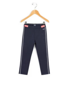 Pantalon de Jogging en Molleton Bleu Marine pour Fille
