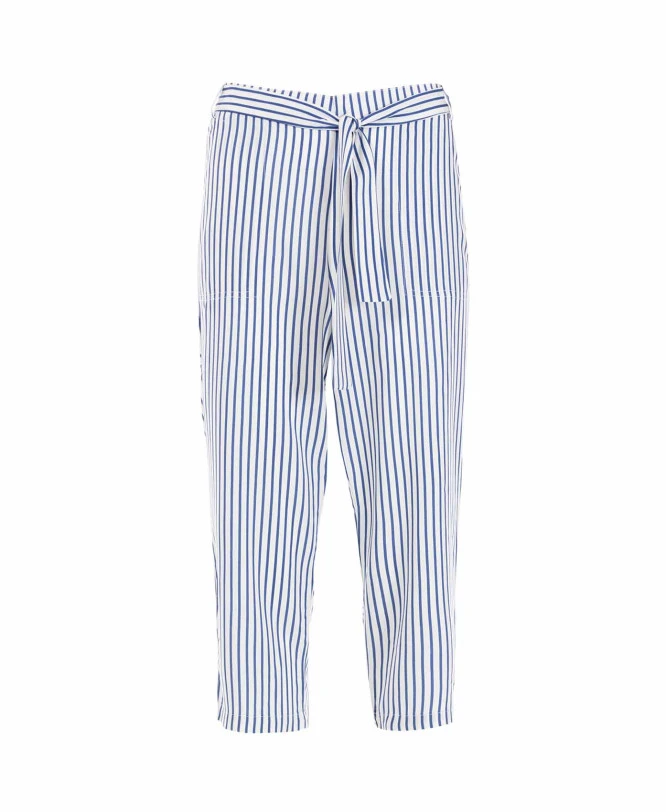 Pantacourt Fluide Rayé pour Femme - Confort et Élégance d'Été 3 Pantacourt Fluide Rayé pour Femme - Confort et Élégance d'Été