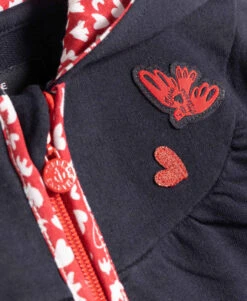 Veste à Capuche Cœurs Bleu Marine pour Fille -Terredemarins prod 6215 veste ml bleu indigo acoeur 666x812 fc7ea0111e0b