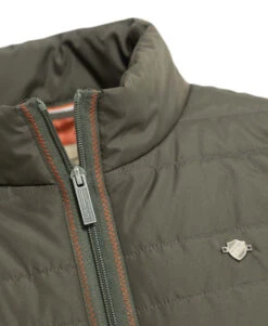 Doudoune Sans Manches Homme Kaki à Col Montant - Style et Confort -Terredemarins prod 6254 doudoune kaki anfins 666x812 fc7ea0111e0b