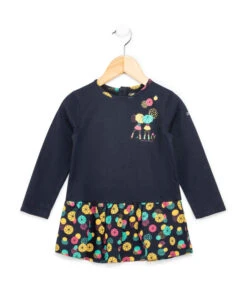 ESOFIA Long Sleeve Indigo Tunic for Girls - Elegant & Comfortable Daily Wear