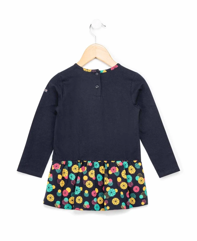 ESOFIA Long Sleeve Indigo Tunic for Girls - Elegant & Comfortable Daily Wear 4 ESOFIA Long Sleeve Indigo Tunic for Girls - Elegant & Comfortable Daily Wear – Image 2