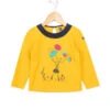 T-shirt Jaune à Manches Longues avec Imprimé pour Fille -Terredemarins prod 631 tee shirt ml jaune cumin evaline 666x812 fc7ea0111e0b