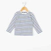 ECOGAL Marinière Éco-conçue pour Garçon - Rayé Bleu et Blanc