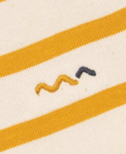 ECOGARK Marinière Garçon à Manches Courtes - Grège Rayé Jaune 7 ECOGARK Marinière Garçon à Manches Courtes - Grège Rayé Jaune -Terredemarins prod 6615 mariniere mc fond grege raye jaune ecogark 666x812 fc7ea0111e0b