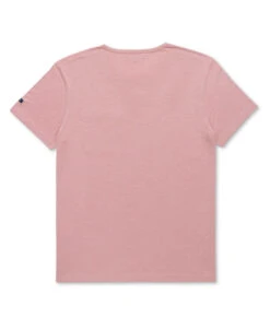 T-shirt Col Tunisien Vieux Rose pour Homme - Maille Flammée Texturée -Terredemarins prod 6646 tee shirt mc vieux rose agor 666x812 fc7ea0111e0b