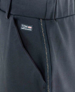 Jupe Courte Marine JALA avec Galon Lurex et Taille Élastiquée -Terredemarins prod 666 jupe courte marine jala 666x812 fc7ea0111e0b