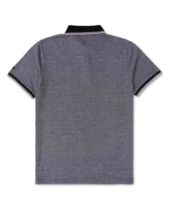 Polo Noir Homme en Micro Jacquard Bicolore - Style Chic et Moderne 8 Polo Noir Homme en Micro Jacquard Bicolore - Style Chic et Moderne -Terredemarins prod 6738 polo mc noir cidaro 666x812 fc7ea0111e0b