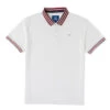 Polo CABYST Blanc Homme à Détails Rayés - Confort & Élégance 1 Polo CABYST Blanc Homme à Détails Rayés - Confort & Élégance -Terredemarins prod 6769 polo mc blanc optique cabyst 666x812 fc7ea0111e0b