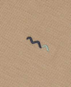 Polo Beige Homme à Détails Rayés Multicolores - Élégance et Confort Durable -Terredemarins prod 6779 polo mc beige cabyst 666x812 fc7ea0111e0b