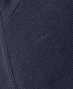 Gilet Zippé Bleu Marine pour Homme avec Col Montant et Maille Fantaisie -Terredemarins prod 6785 cardigan tricot indigo icoro 666x812 fc7ea0111e0b