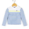 YMEROL T-shirt de Bain Marinière à Manches Longues pour Garçon -Terredemarins prod 6847 maillot de bain fond blanc raye bleu ybato 666x812 fc7ea0111e0b