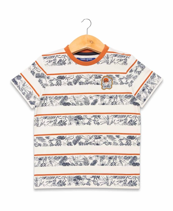 ABOB Boys' Grege Printed Short Sleeve T-Shirt 4 ABOB Boys' Grege Printed Short Sleeve T-Shirt – Image 2