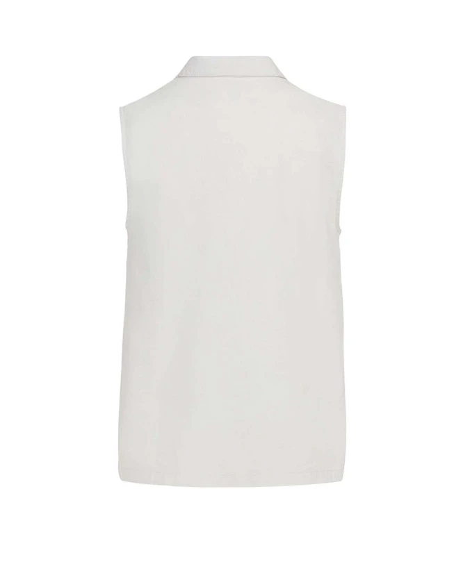 Chemisier Sans Manches Esier en Lin - Blanc Optique 4 Chemisier Sans Manches Esier en Lin - Blanc Optique – Image 2