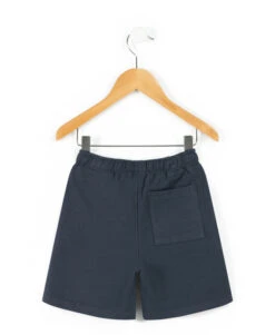 Bermuda Garçon Bleu Marine avec Taille Élastiquée et Cordon 8 Bermuda Garçon Bleu Marine avec Taille Élastiquée et Cordon -Terredemarins prod 7141 bermuda indigo lomey 666x812 fc7ea0111e0b