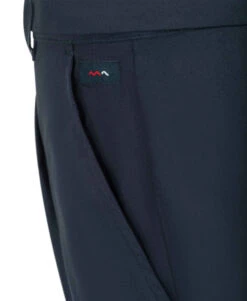 QYRENA Bermuda Long Femme Bleu Marine en Viscose Fluide -Terredemarins prod 7251 bermuda long bleu indigo qyrena 666x812 fc7ea0111e0b