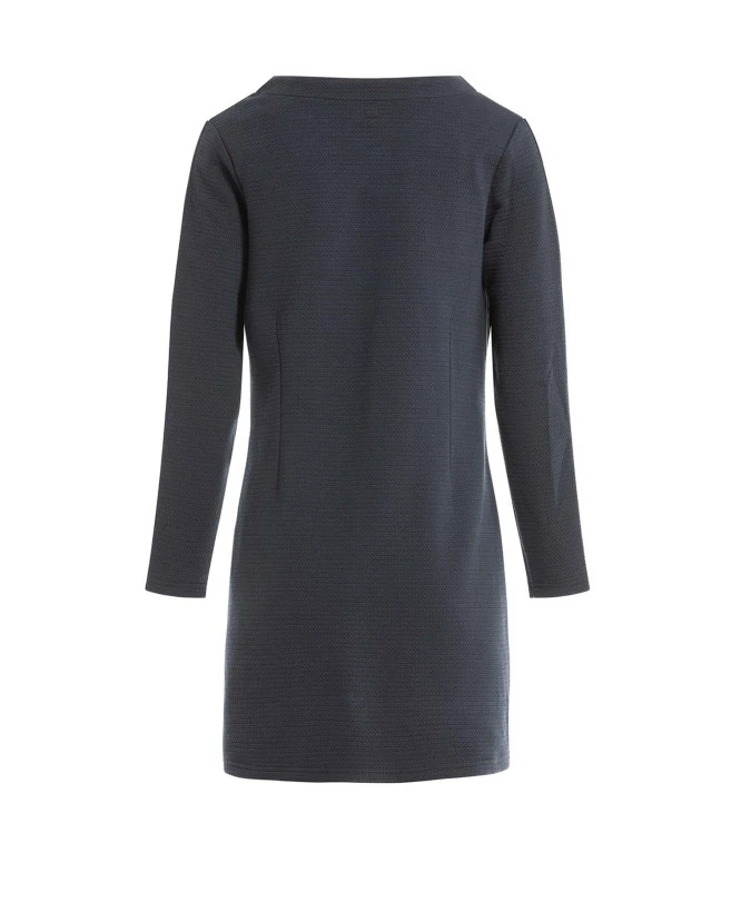 Tunique Femme Marine à Manches Longues et Col Bateau - Style Élégant 4 Tunique Femme Marine à Manches Longues et Col Bateau - Style Élégant – Image 2