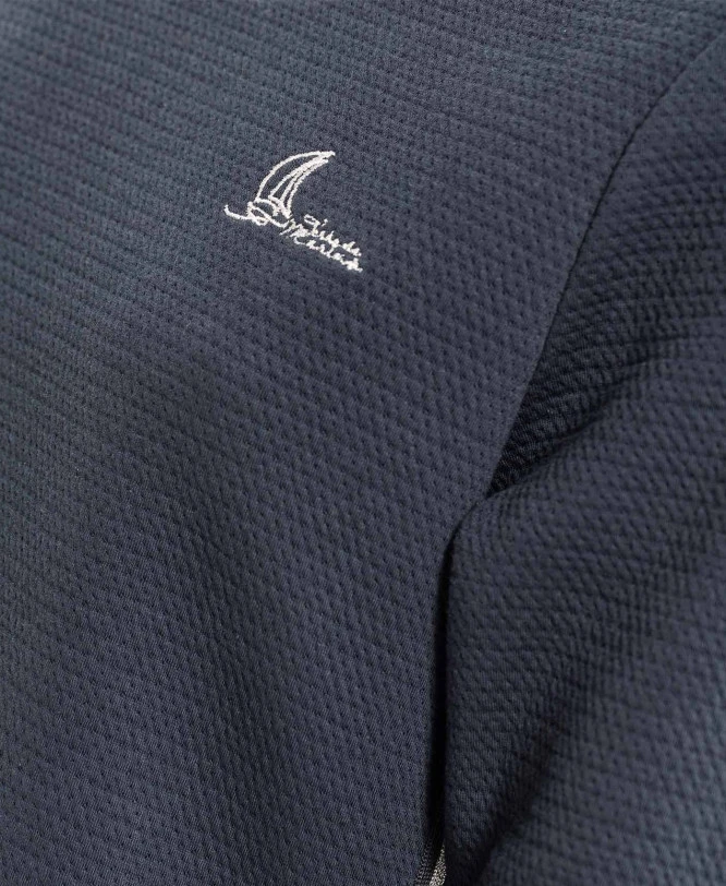 Tunique Femme Marine à Manches Longues et Col Bateau - Style Élégant 5 Tunique Femme Marine à Manches Longues et Col Bateau - Style Élégant – Image 3