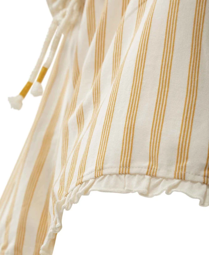 Ensemble Pyjama Femme en Coton - T-shirt et Short à Volants 6 Ensemble Pyjama Femme en Coton - T-shirt et Short à Volants – Image 4