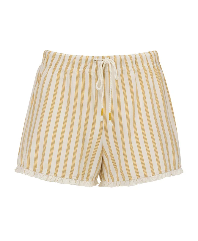 Ensemble Pyjama Femme en Coton - T-shirt et Short à Volants 7 Ensemble Pyjama Femme en Coton - T-shirt et Short à Volants – Image 5