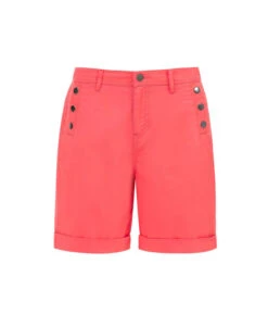 Quark Corail Women's Casual Shorts with Adjustable Waist