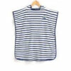 Poncho de Bain à Capuche pour Enfant - Style Marinière Doux et Absorbant