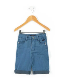 IREN Bermuda en Jean Bleu Clair pour Garçon - Confort Stretch