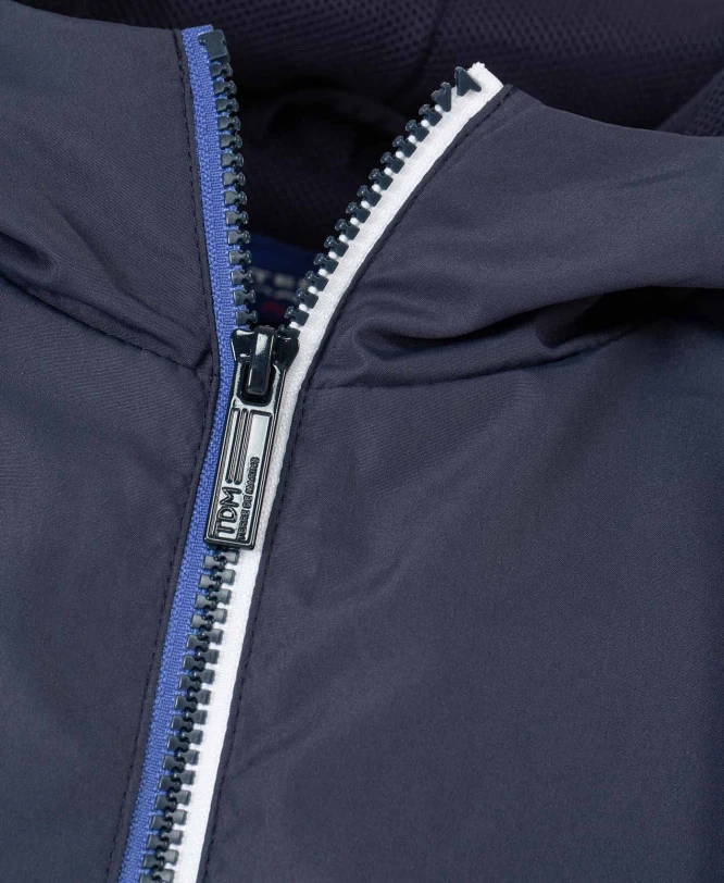 Kofou Coupe Vent Bleu Marine pour Homme 5 Kofou Coupe Vent Bleu Marine pour Homme – Image 3