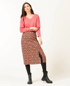 T-shirt Femme Rose Manches Longues Col V avec Détails Brillants Lurex 10 T-shirt Femme Rose Manches Longues Col V avec Détails Brillants Lurex -Terredemarins prod 7957 tee shirt ml bois de rose triol 666x812 fc7ea0111e0b