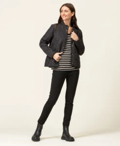 Veste Polaire Matelassée Femme Noire - Chaude et Élégante 10 Veste Polaire Matelassée Femme Noire - Chaude et Élégante -Terredemarins prod 8003 veste polaire noir verse 666x812 fc7ea0111e0b