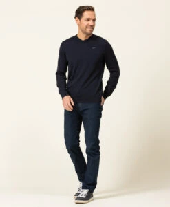 Pull Bleu Marine Homme - Pull Léger et Élégant Kariba -Terredemarins prod 8109 pull indigo kariba 666x812 fc7ea0111e0b