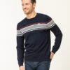 Pull Homme Kanen Bleu Marine - Col Rond et Jacquard Chic 1 Pull Homme Kanen Bleu Marine - Col Rond et Jacquard Chic -Terredemarins prod 8120 pull indigo kanen 666x812 fc7ea0111e0b