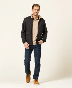 Veste Zippée Noire en Molleton avec Doublure Sherpa Homme 13 Veste Zippée Noire en Molleton avec Doublure Sherpa Homme -Terredemarins prod 8172 veste ml noir vesma 666x812 fc7ea0111e0b