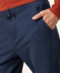 Mikalo Pantalon Indigo pour Homme - Molleton Confortable et Style Décontracté -Terredemarins prod 8191 pantalon indigo mikalo 666x812 fc7ea0111e0b