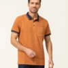Polo Homme en Maille Ottoman Coloris Rouille - Manches Courtes et Style Raffiné 2 Polo Homme en Maille Ottoman Coloris Rouille - Manches Courtes et Style Raffiné -Terredemarins prod 8198 polo mc rouille otoma 666x812 fc7ea0111e0b