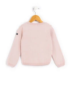 Pull Sherpa Rose pour Fille - Confortable et Chaud avec Détails Tricot -Terredemarins prod 8336 pull rose kalina 666x812 fc7ea0111e0b