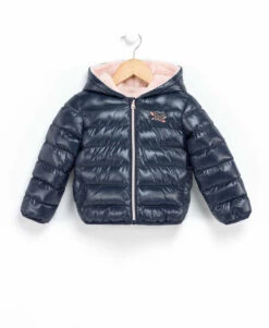 Doudoune Matelassée Fille à Capuche Sherpa - Parka Chaude et Déperlante