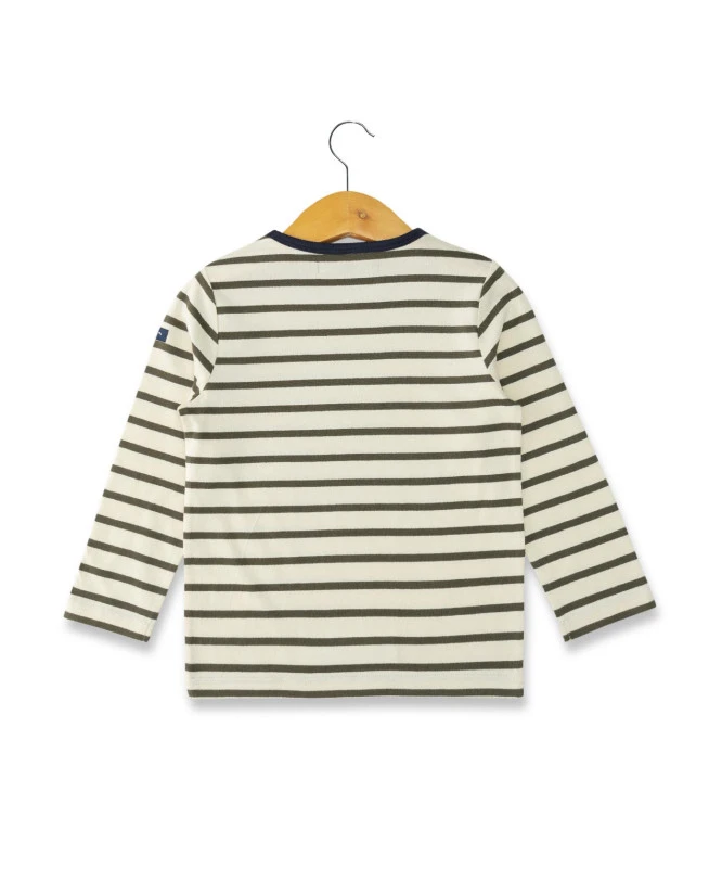 T-shirt Rayé Viking Garçon à Manches Longues - Style Marin 4 T-shirt Rayé Viking Garçon à Manches Longues - Style Marin – Image 2