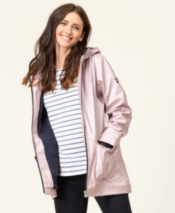 Terre de Marins Xecirec - Ciré Rose Irisé Femme Doublé Polaire