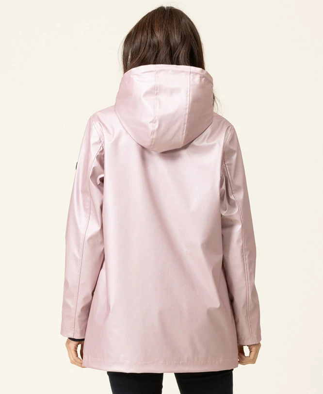 Terre de Marins Xecirec - Ciré Rose Irisé Femme Doublé Polaire 4 Terre de Marins Xecirec - Ciré Rose Irisé Femme Doublé Polaire – Image 2