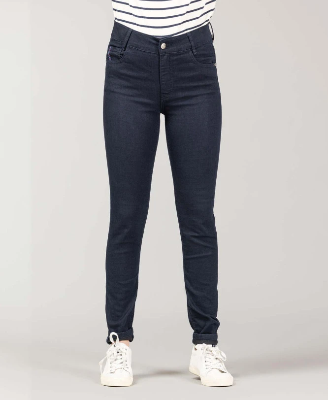 Terre de Marins Jean Femme Stretch Comkomo Bis - Bleu Denim 3 Terre de Marins Jean Femme Stretch Comkomo Bis - Bleu Denim