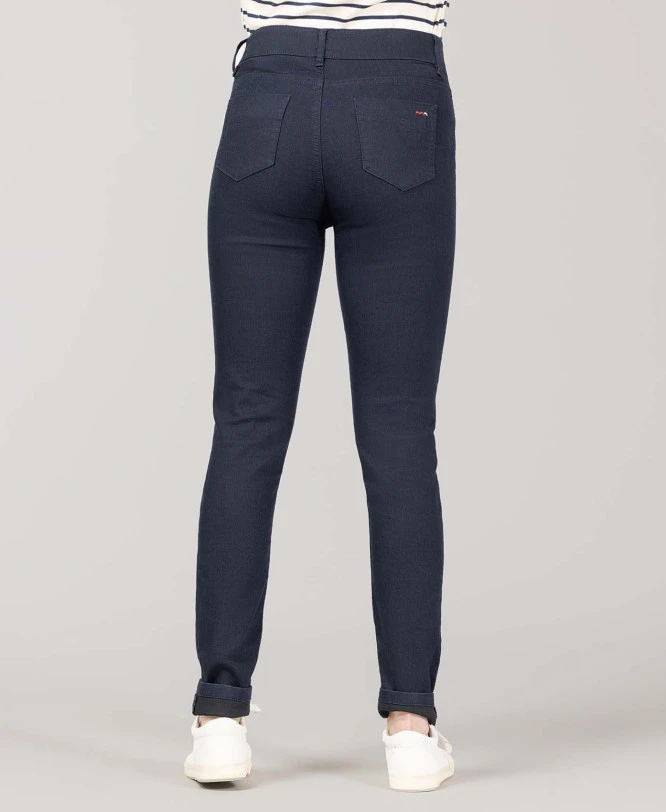 Terre de Marins Jean Femme Stretch Comkomo Bis - Bleu Denim 5 Terre de Marins Jean Femme Stretch Comkomo Bis - Bleu Denim – Image 3