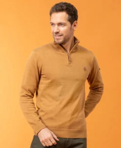 Pull Col Camionneur Camel pour Homme - Maille Chaleureuse et Élégante -Terredemarins prod 8663 pull camel kamion 666x812 fc7ea0111e0b