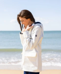 Terre de Marins Ciré Femme Blanc Nacré Xecirec - Doublé Polaire