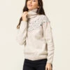 Pull de Noël Femme en Maille Jacquard à Col Roulé - Style Hivernal Chic -Terredemarins prod 8815 pull beige chine kalan 666x812 fc7ea0111e0b