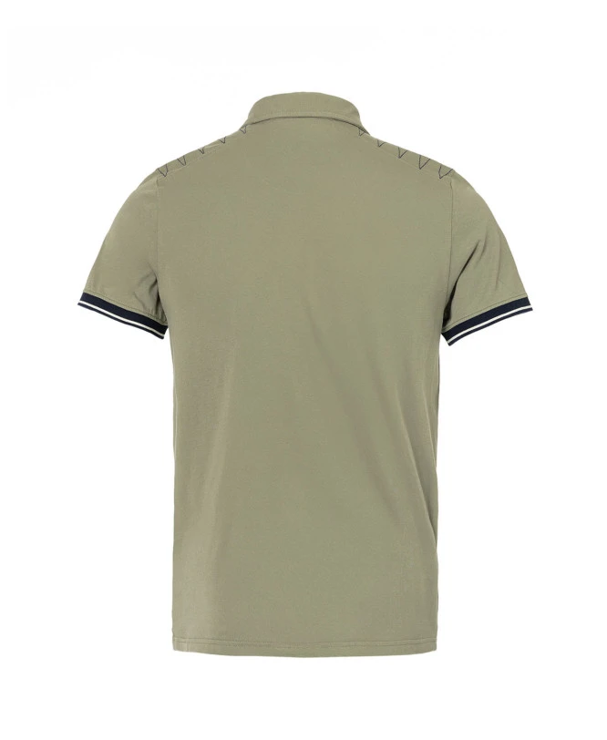 Polo Homme Vert Sauge OLDUN - Manches Courtes Premium 4 Polo Homme Vert Sauge OLDUN - Manches Courtes Premium – Image 2