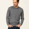 Pull Gris en Coton à Col V pour Homme - Coupe Classique et Élégante -Terredemarins prod 9066 pull gris chine fonce kariba 666x812 fc7ea0111e0b